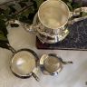 Чайник 1 л латунь серебрение