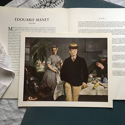 Репродукция картины Эдуарда Мане Обед