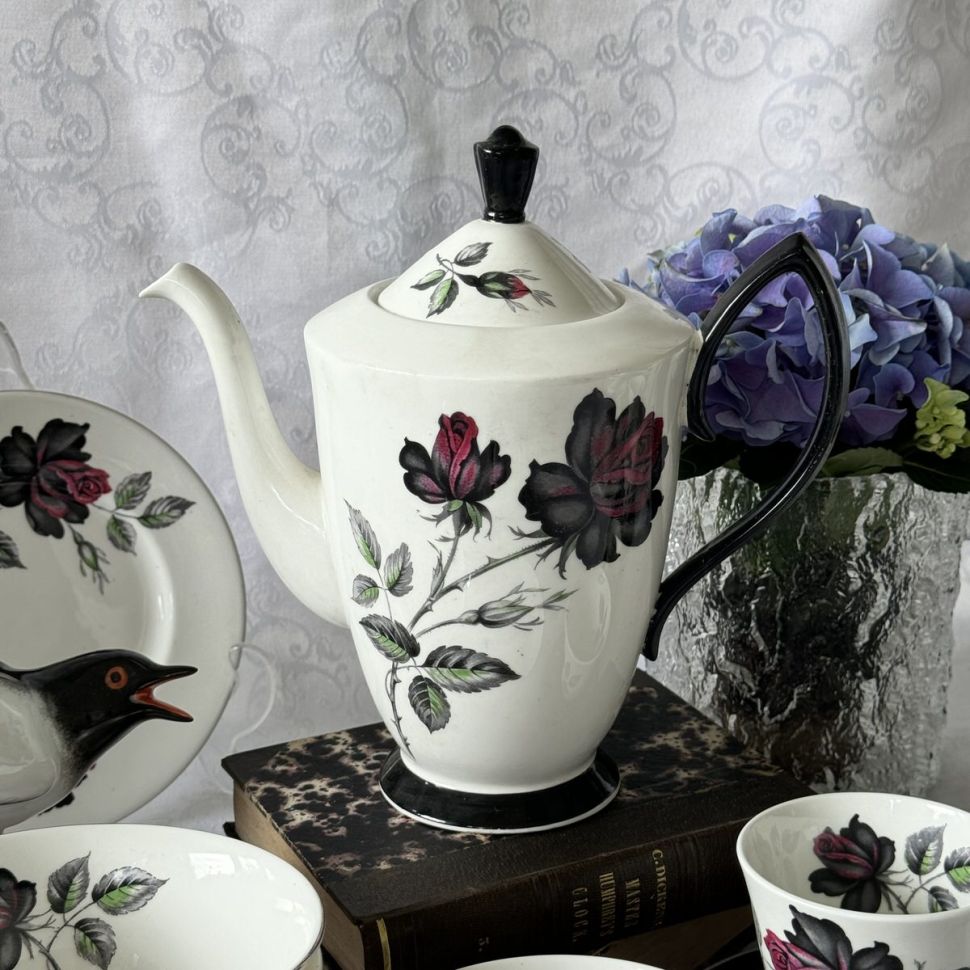 Кофейник Royal Albert Masquerade 1950-1960 гг 0,8 л Англия