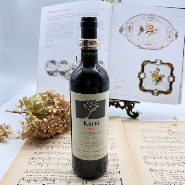 Кольцо винное капельник 4 см мельхиор