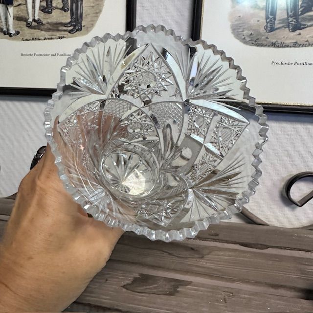 Ваза 17 см хрусталь СССР