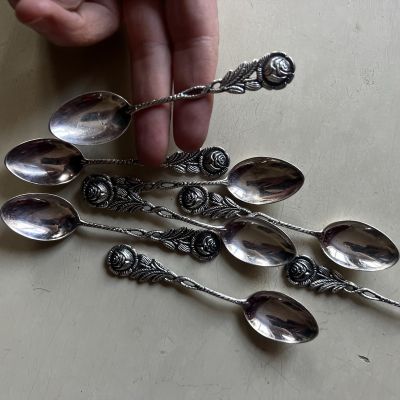 Ложка кофейная хедельвейская Роза 10 см