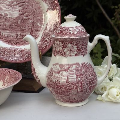 Чайник Royal Tudor Ware Coaching Taverns 1,2 л. Англия        