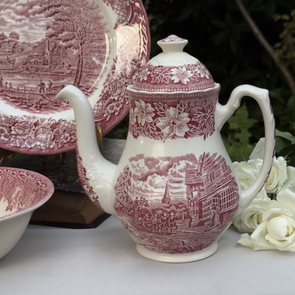 Чайник Royal Tudor Ware Coaching Taverns 1,2 л. Англия        