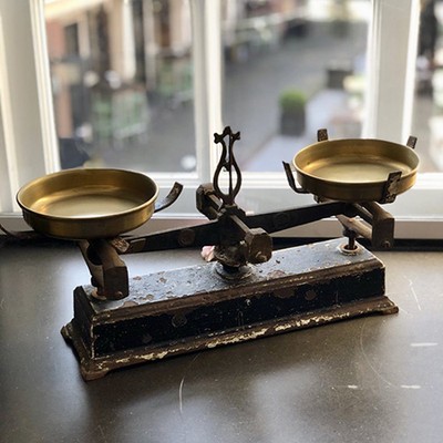 Весы рыночные чугун с латунными тарелками