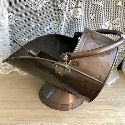 Огромный медный зольник 100 лет, Голландия