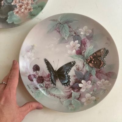 Тарелка 22 см Lena Liu 1988 W.J. George Red-Spotted Purples