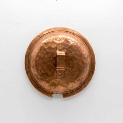 Крышка медь с отверстием для ложки