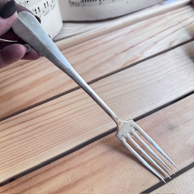 Вилка столовая 22 см серебрение Франция