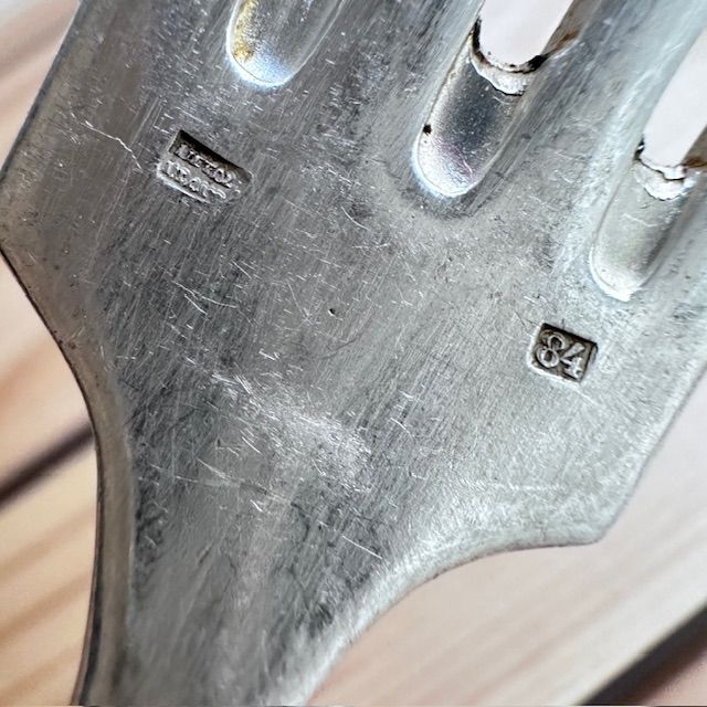 Вилка столовая 22 см серебрение Франция