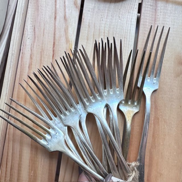 Вилка столовая 22 см серебрение Франция