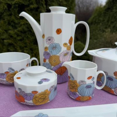 Кофейник Rosenthal Polygon Patras 1,3 л 1960-1970 гг фарфор Германия