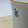 Ваза Meissen 17 см Мейсенский букет 1973 г Германия ручная роспись белая