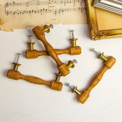 Ручка мебельная 13 см дерево