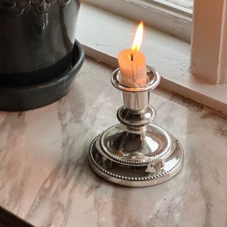 Подсвечник 10 см серебрение