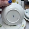 Кофейное трио Meissen Мейсенский букет​ 100 мл 1966 г. Германия