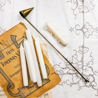 Тушитель гаситель для свечи латунь 43 см