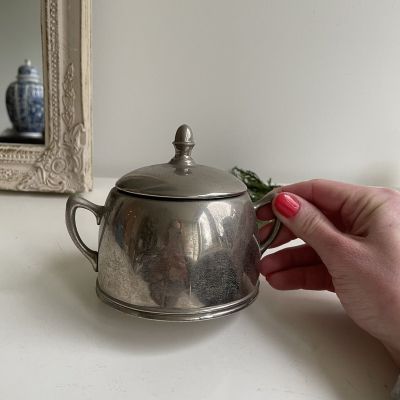 Сахарница 12 см  сталь 