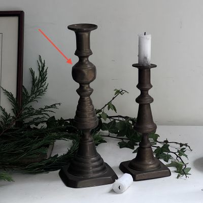 Подсвечник 28 см бронза