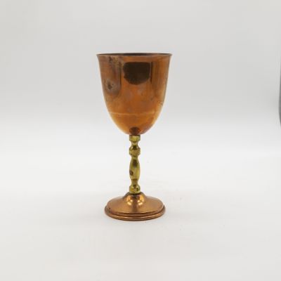 Бокал Медный на латунной ножке