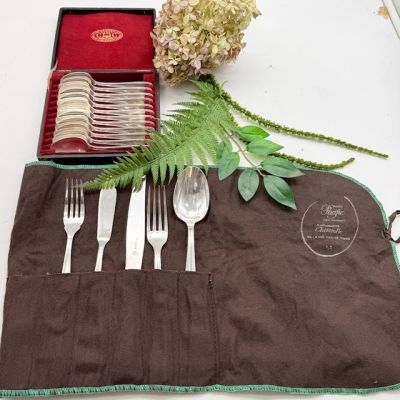 Набор столовых приборов Marot Christofle на 12 персон 72 шт серебрение Франция 