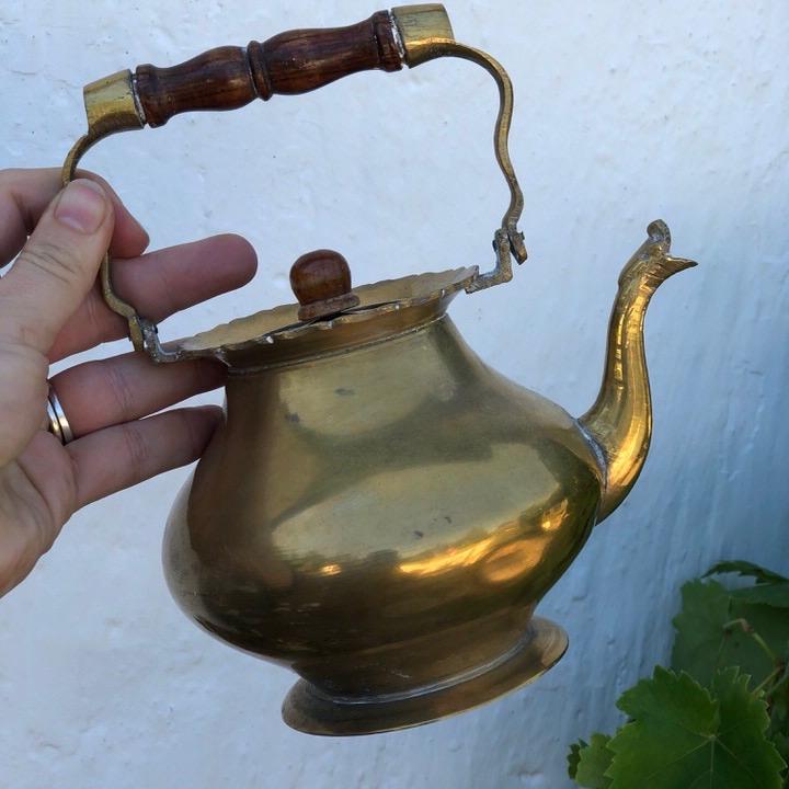 Чайник заварочный латунный 0,3 л.