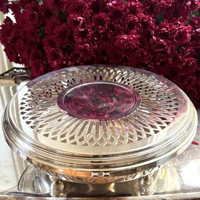 Подогрев подставка Orfèvrerie de France серебрение Франция