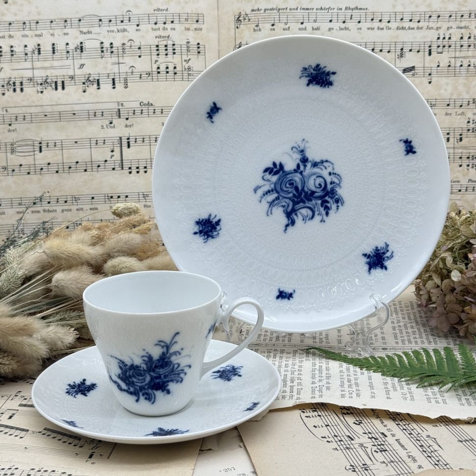 Кофейное трио Rosenthal studio-line Bjorn Wiinblad 150 мл Германия 