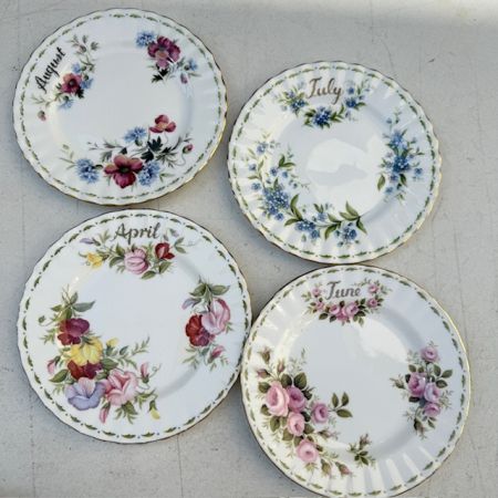 Тарелка Royal Albert 12 месяцев Июнь 16 см Англия