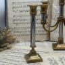 Канделябр подсвечник набор 3 шт сталь латунь