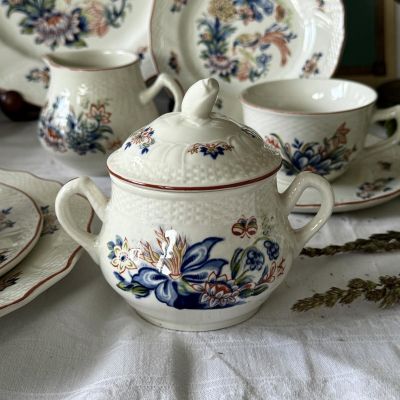 Сахарница Boch la Louviere Rhodes 13 см Бельгия 