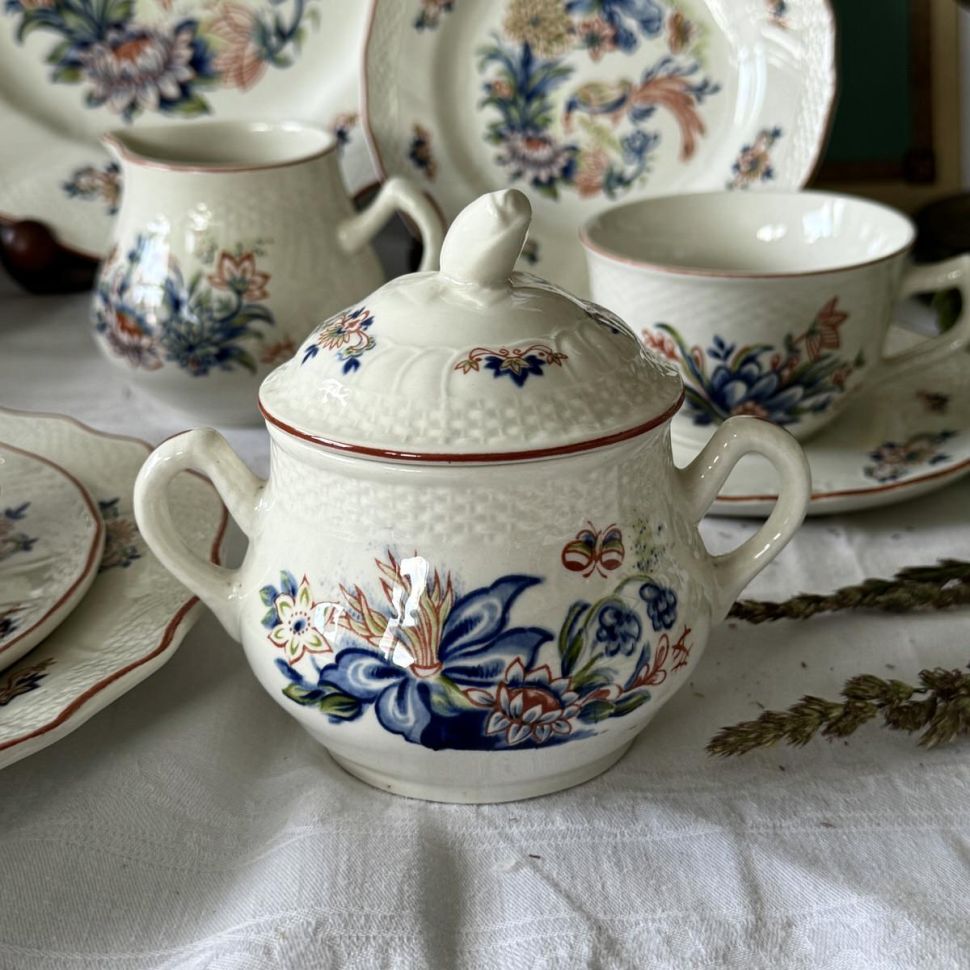 Сахарница Boch la Louviere Rhodes 13 см Бельгия 