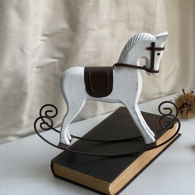 Лошадка качалка дерево металл