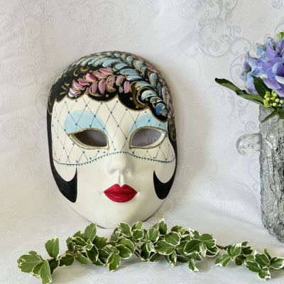 Маска венецианская 22 см гипс
