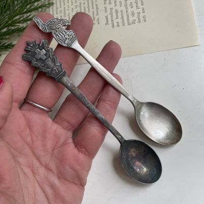 Ложка кофейная 12 см серебрение набор 2 шт.