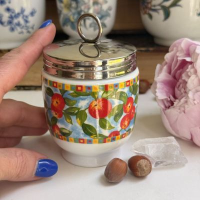 Кодлер на 2 яйца Royal Worcester Яблоки фарфор Англия