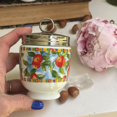 Кодлер на 2 яйца Royal Worcester Яблоки фарфор Англия