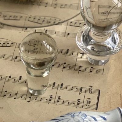 Пробка для штофа графина 7,5 см хрусталь