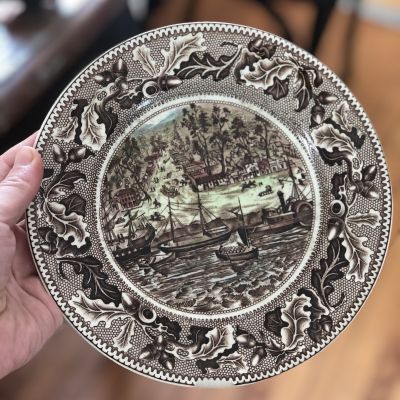 Тарелка 20 см Johnson Bros. Sacramento City Англия