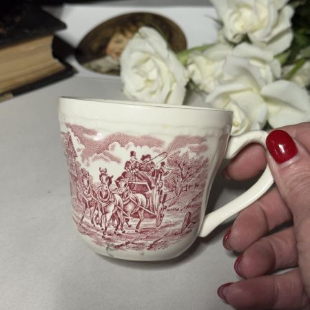 Чайная пара Royal Tudor Ware Coaching Taverns 200 мл Англия ironstone ironstone       