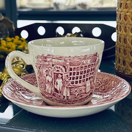 Чайная пара Royal Tudor Ware Coaching Taverns 200 мл Англия ironstone ironstone       
