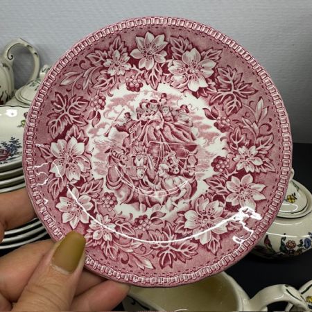 Чайная пара Royal Tudor Ware Coaching Taverns 200 мл Англия ironstone ironstone       