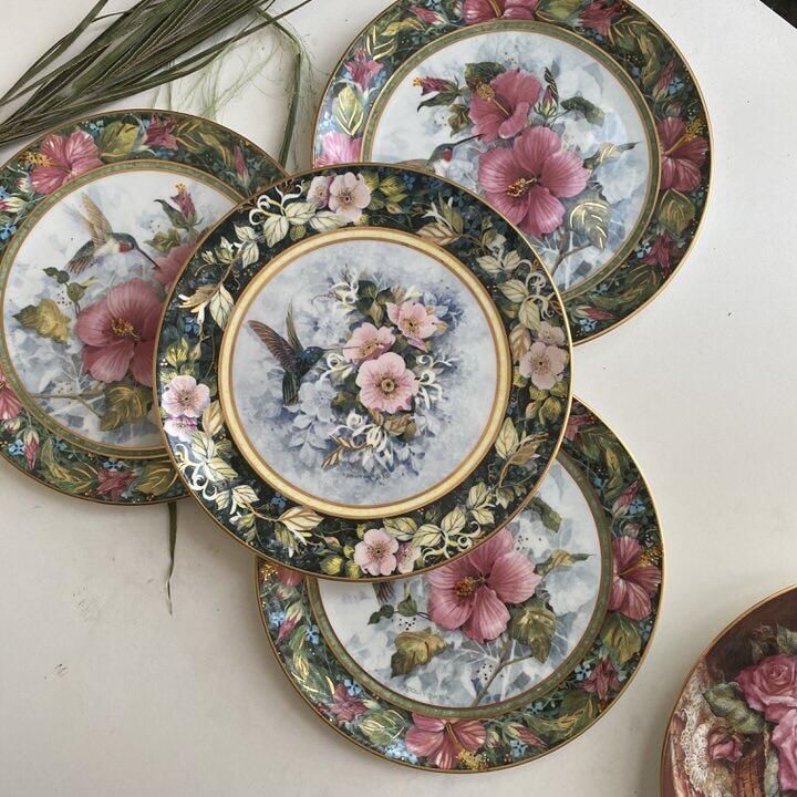 Тарелка 21 см Franklin Mint колибри Royal Doulton