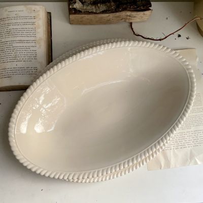 Блюдо углубленное овальное 36 см Johnson Bros Англия (изьян) 