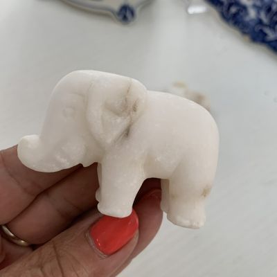 Статуэтка Слон 6,5 мрамор