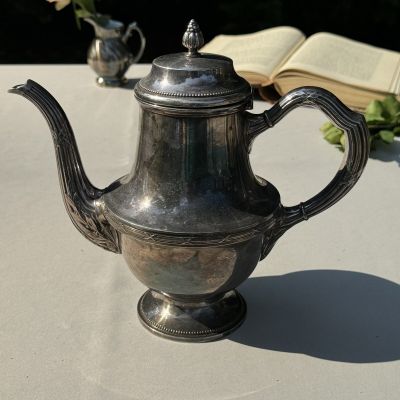 Чайник кофейник 800 мл серебрение