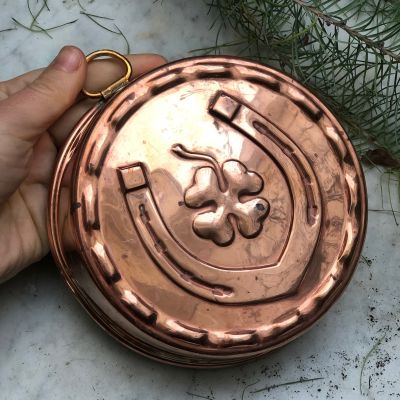 Форма для выпечки 14 см Клевер медь