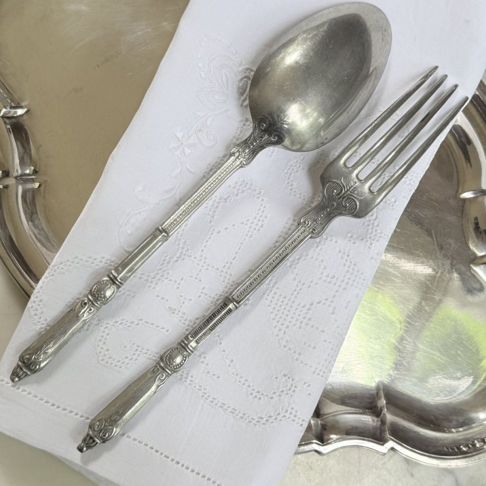 Ложка столовая А'ля рюс 21 см Франция 100 лет