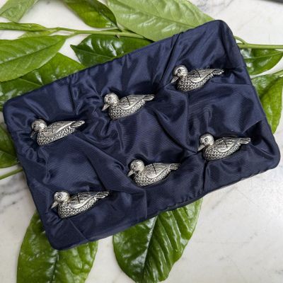 Подставка сервировочная для именной карточки Утка 4,5 см набор 6 шт.