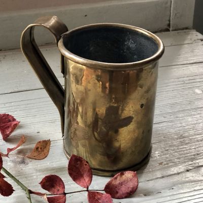 Кружка латунь